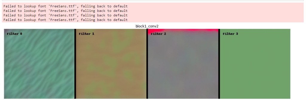 Ejemplo de visualización de filtros 8 Ejemplo de visualización de filtros