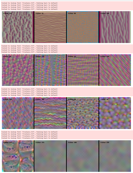 Ejemplo de visualización de filtros 9 Ejemplo de visualización de filtros