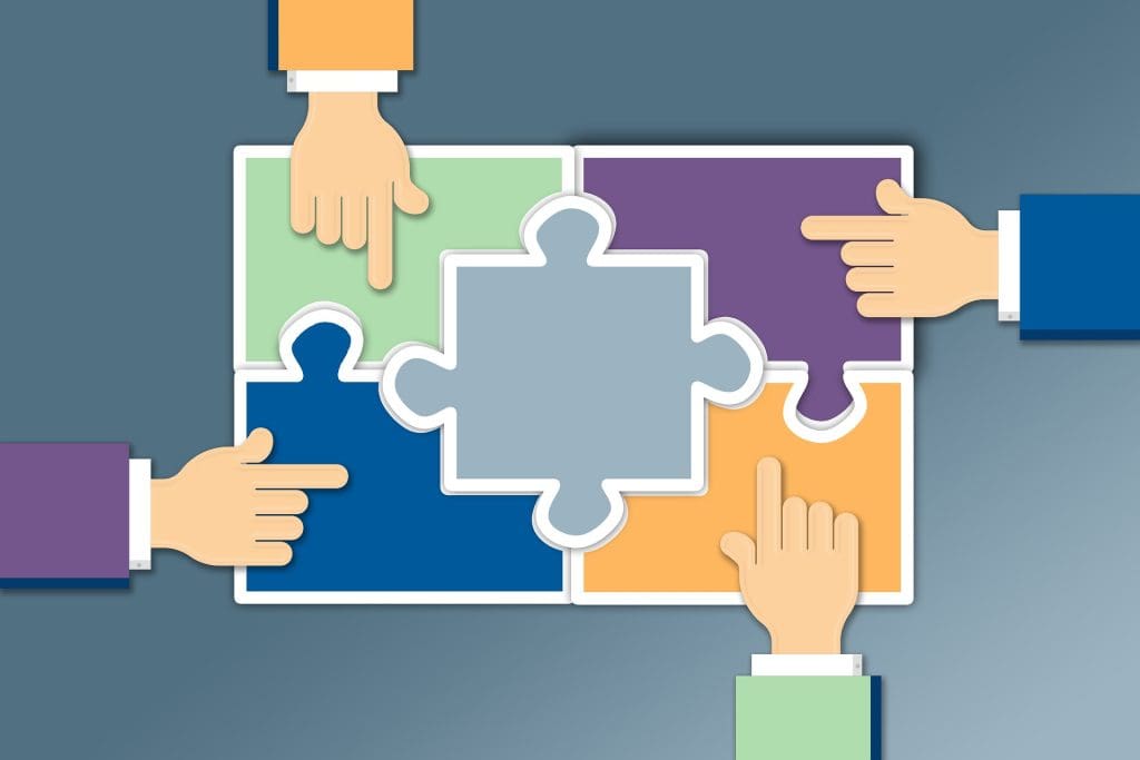 trabajo en equipo, consentimiento unánime