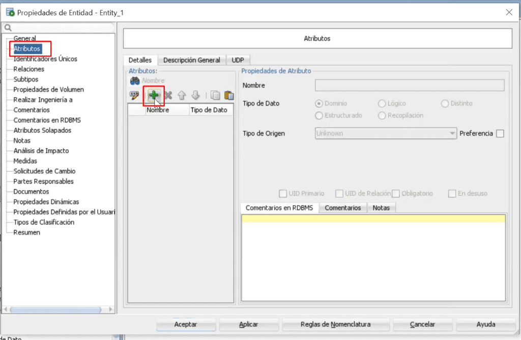 Crear una entidad en un modelo lógico de datos 5 entidad en un modelo lógico de datos: paso 3