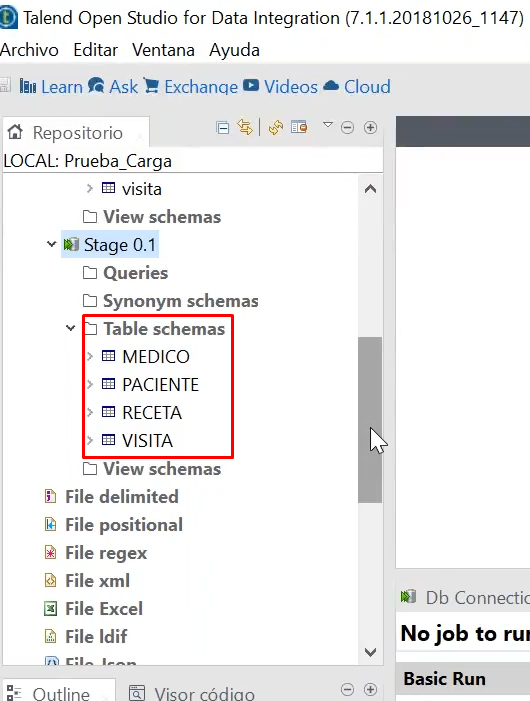 Ingeniería inversa de conexiones origen y destino en Talend 5 ingeniería inversa de conexiones: fase 5