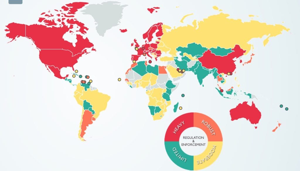 Mapa de protección de datos en la Unión Europea 1 mapa protección de datos en el mundo