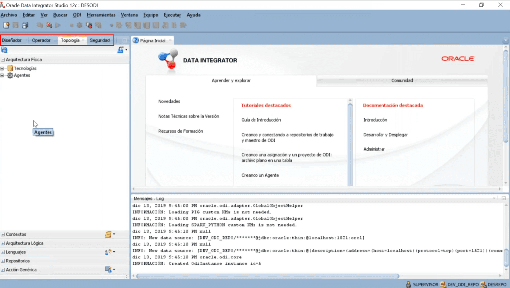 ODI Studio: fase 1