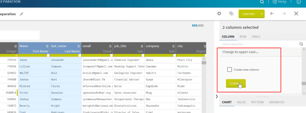 Aplicar procesos de estandarización en Talend 2 estandarización en Talend: paso 2