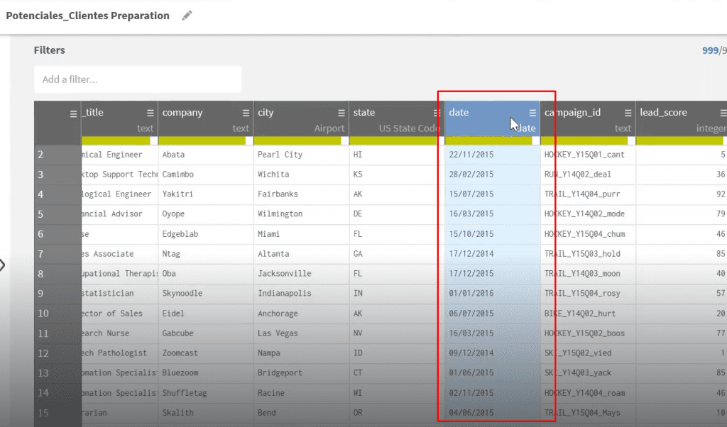 Crear una columna en Talend desde otra columna ya creada 1 crear una columna en Talend: paso 1