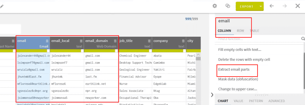 Estandarizar el campo de email en Talend 1 estandarizar el campo de email en Talend: paso 1