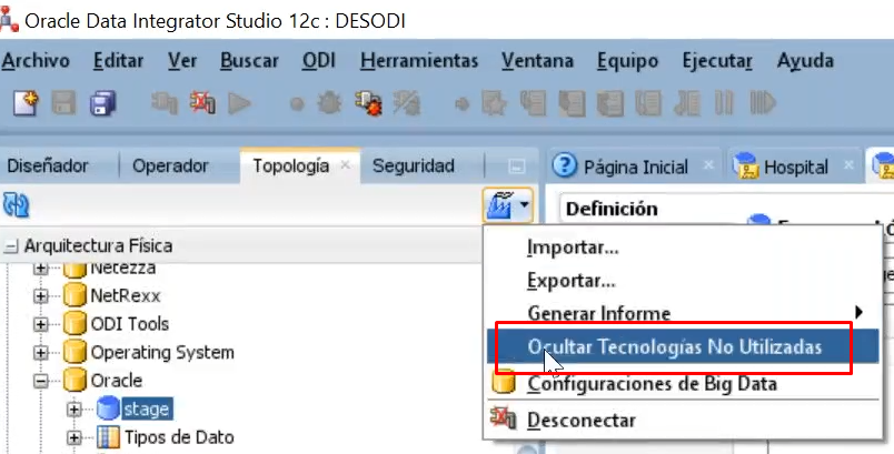 Cómo definir una arquitectura lógica en ODI 5 arquitectura lógica en ODI