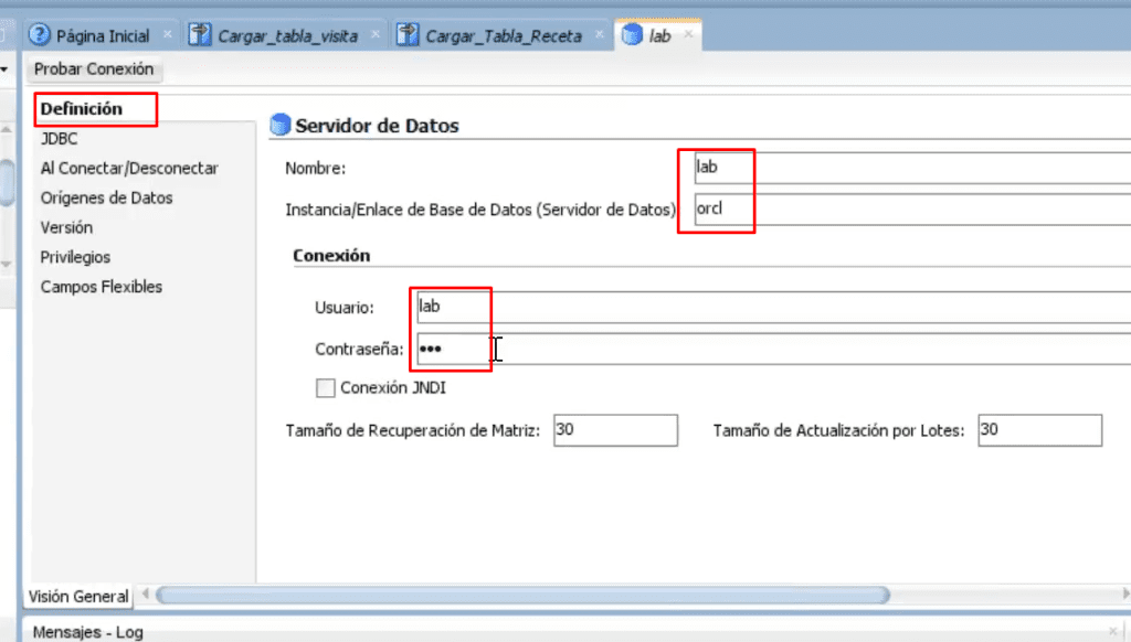 Crear un destino de carga en ODI sin una tabla 1 destino de carga en ODI: paso 1