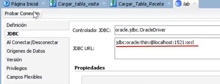 Crear un destino de carga en ODI sin una tabla 3 destino de carga en ODI: paso 3