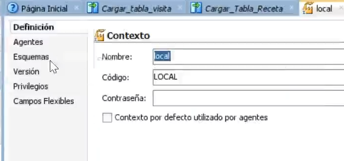 Crear un destino de carga en ODI sin una tabla 10 destino de carga en ODI: paso 10