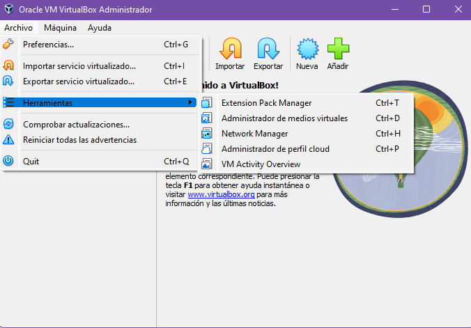 10 componentes del Virtual Box 3 componentes del Virtual Box