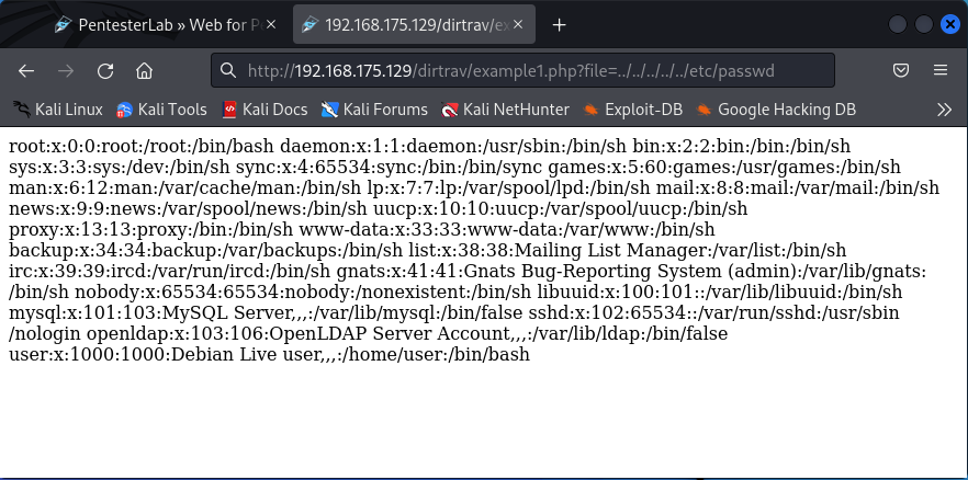 Ataque de path traversal