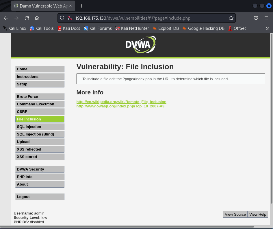 ¿Qué es Local File Inclusion? 2 Local File Inclusion