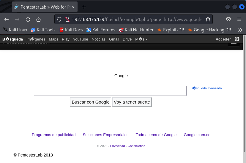 Remote File Inclusion en Web For Pentester