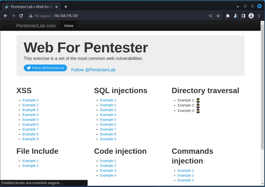 Reverse shell vía inyección de comandos