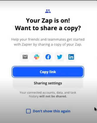 Ejemplo de un viral loop en Zapier 11 Ejemplo de un viral loop en Zapier