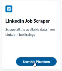 Cómo se hace scrap de ofertas laborales de LinkedIn con PhantomBuster 1 Cómo se hace scrap de ofertas laborales de LinkedIn con PhantomBuster