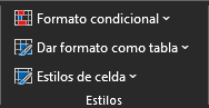 Formatos de Excel