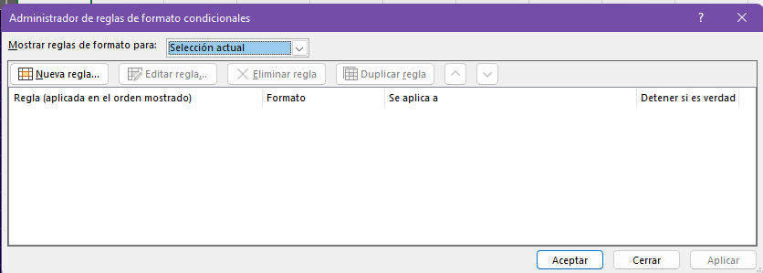 6 reglas de formatos en Excel 10 reglas de formatos en Excel