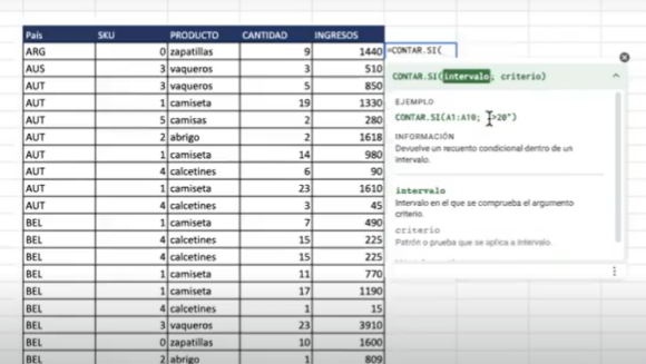 Cómo emplear la función contar si en Google Sheets 1 Cómo emplear la función contar si en Google Sheets