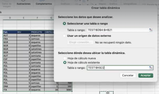 ¿Cómo generar una tabla dinámica en Excel? 2 ¿Cómo generar una tabla dinámica en Excel?
