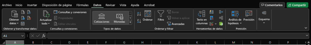 Diferencia entre detalles de Excel y detalles de Google Sheets