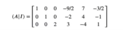 Matriz inversa usando Gauss