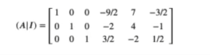 Matriz inversa usando Gauss