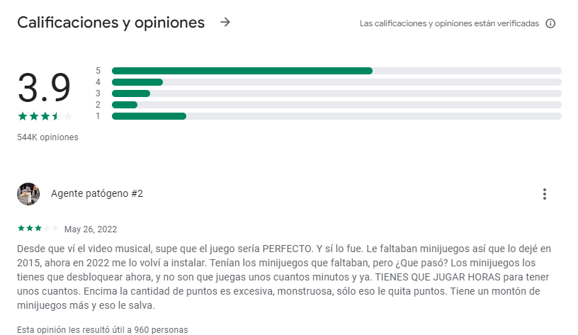 Ratings y reviews en apps: Factores Off-Metadata claves 1 Factores Off-Metadata: ratings y reviews en apps