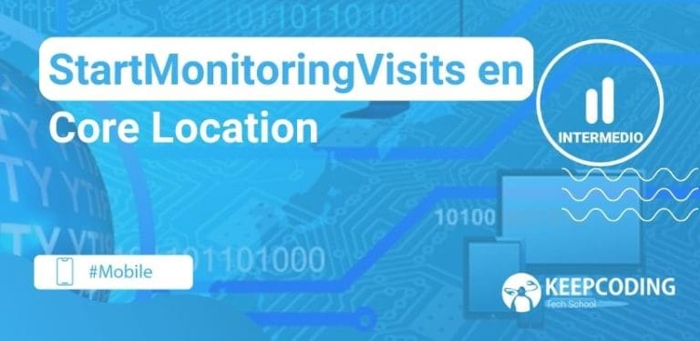 StartMonitoringVisits en core location