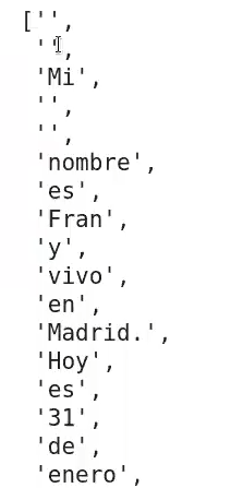 Normalización de texto con spaCy 1 Normalización de texto con spaCy
