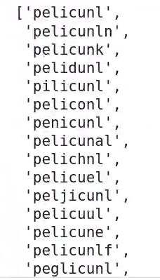 Ejercicio sobre spelling corrector en NLP 3 spelling corrector en NLP