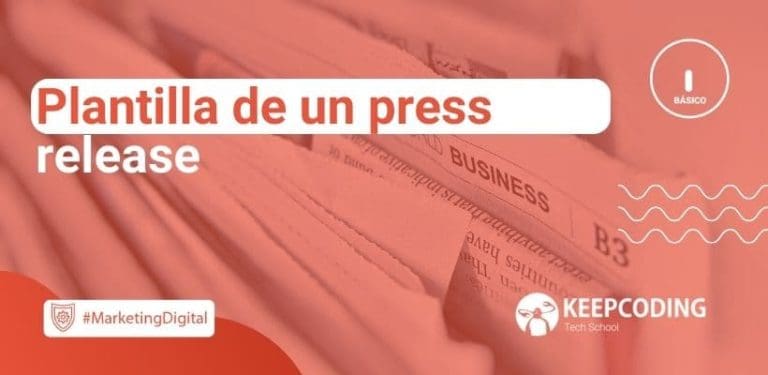Plantilla de press release