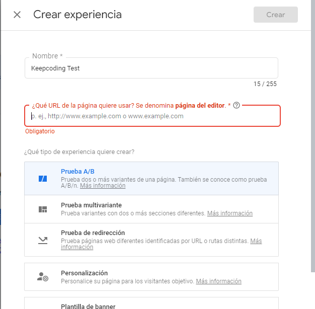 Interfaz y funcionalidades de Optimize 3 Interfaz y funcionalidades de Optimize