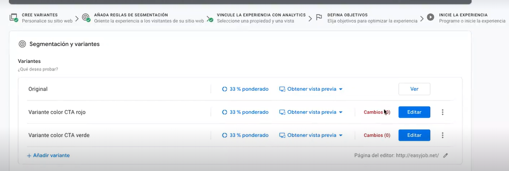 Interfaz y funcionalidades de Optimize 4 Interfaz y funcionalidades de Optimize