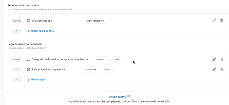 Interfaz y funcionalidades de Optimize 6 Optimize