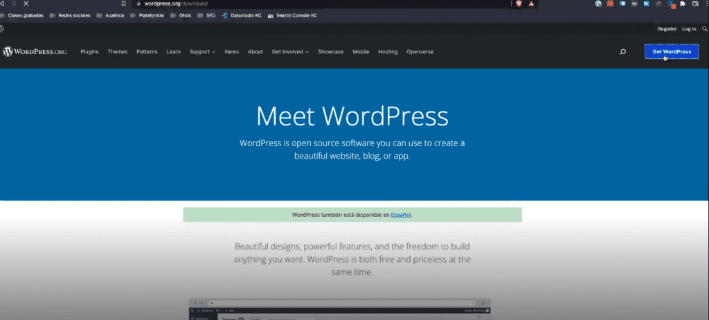 Instalación de Wordpress.org en CPanel