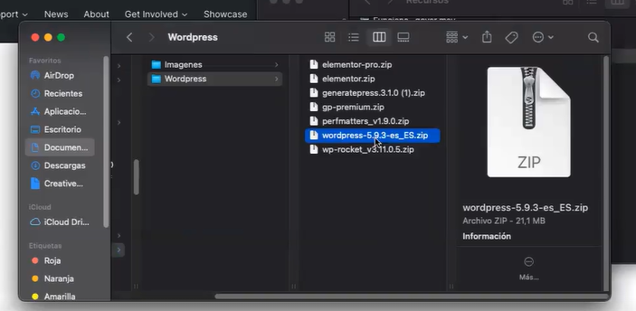 Instalación de Wordpress.org en CPanel