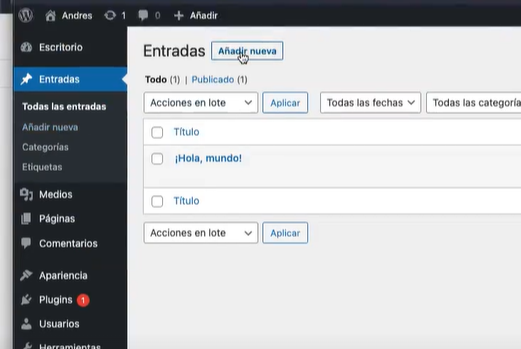 ¿Cómo realizar tu primer post en wordpress.org? 3 ¿Cómo realizar tu primer post en wordpress.org?