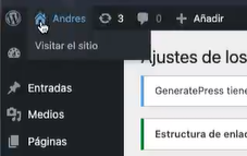 Personalizar tu primer sitio en wordpress