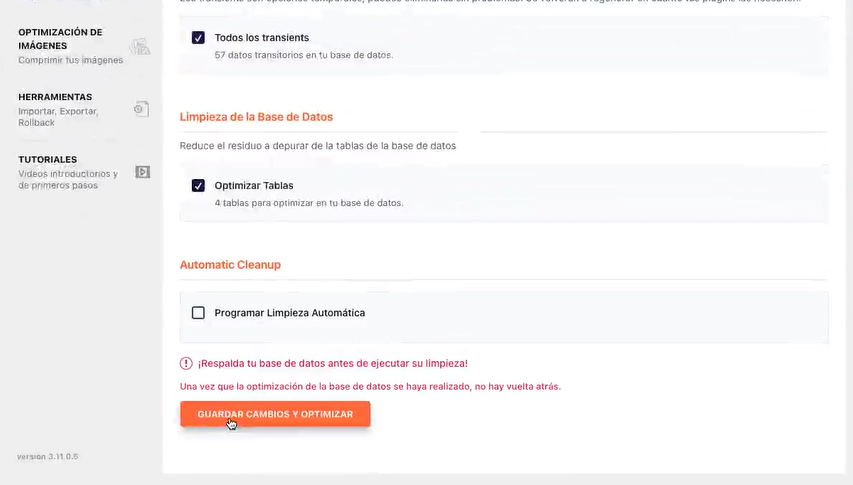 Reglas y bases de datos en WP Rocket 4 Reglas y bases de datos en WP Rocket
