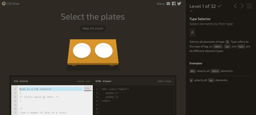 CSS Diner
