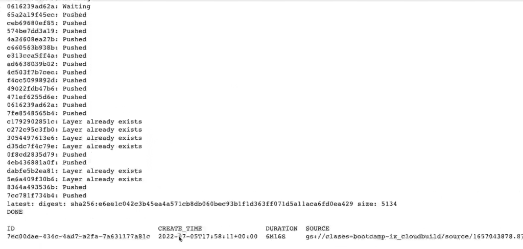 Despliegue de una aplicación en GCP 3 Despliegue de una aplicación en GCP