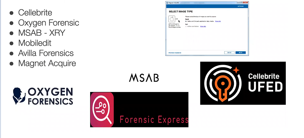 Tipos de adquisición de evidencias en informática forense