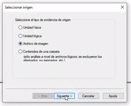 Análisis de evidencia con FTK Imager 3 Análisis de evidencia con FTK Imager