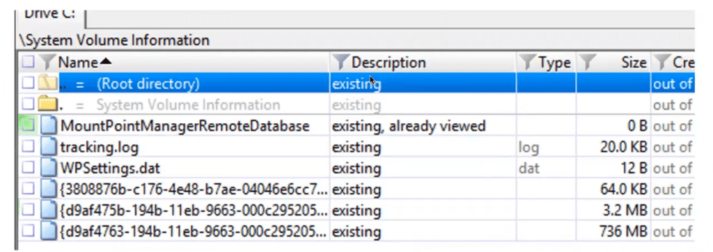 System Volume Information