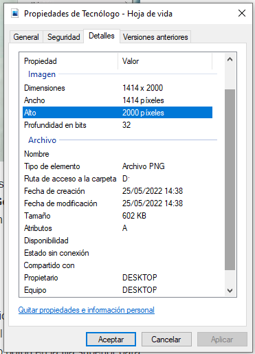 Analizar los metadatos de los ficheros 2 metadatos de los ficheros