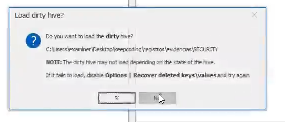 MRU en el registro de Windows