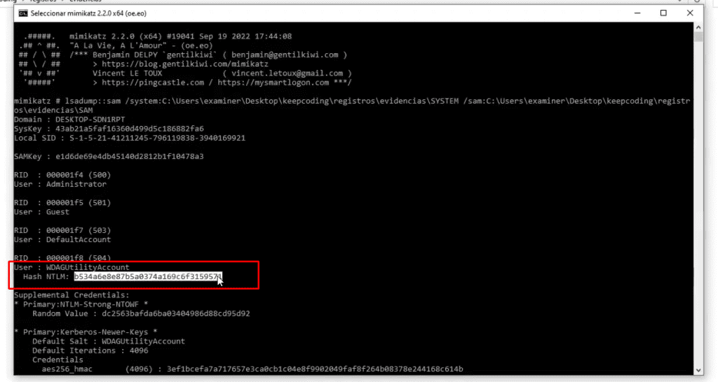 mimikatz