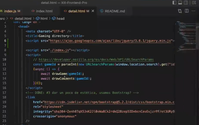 Ejercicio práctico: breadcrumbs con jQuery 6 Ejercico práctico: breadcrumbs con jquery